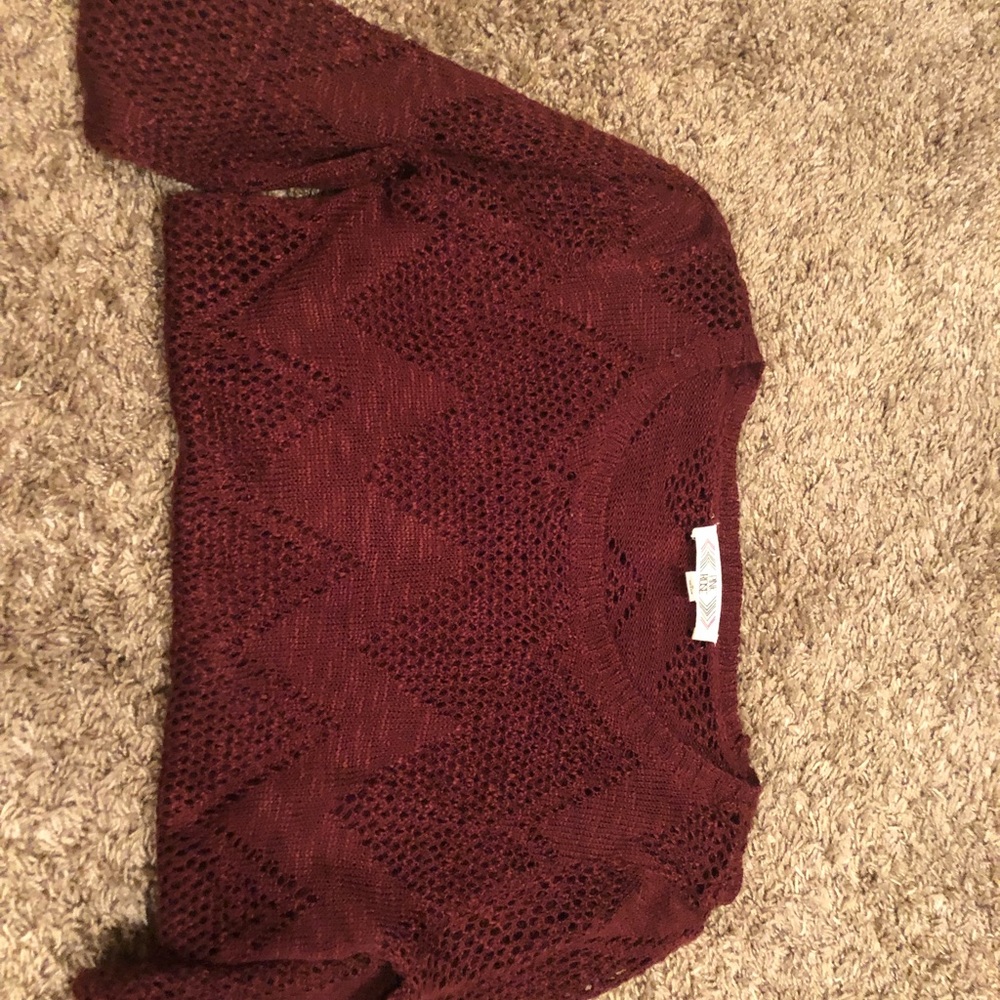 Pink rose sweater